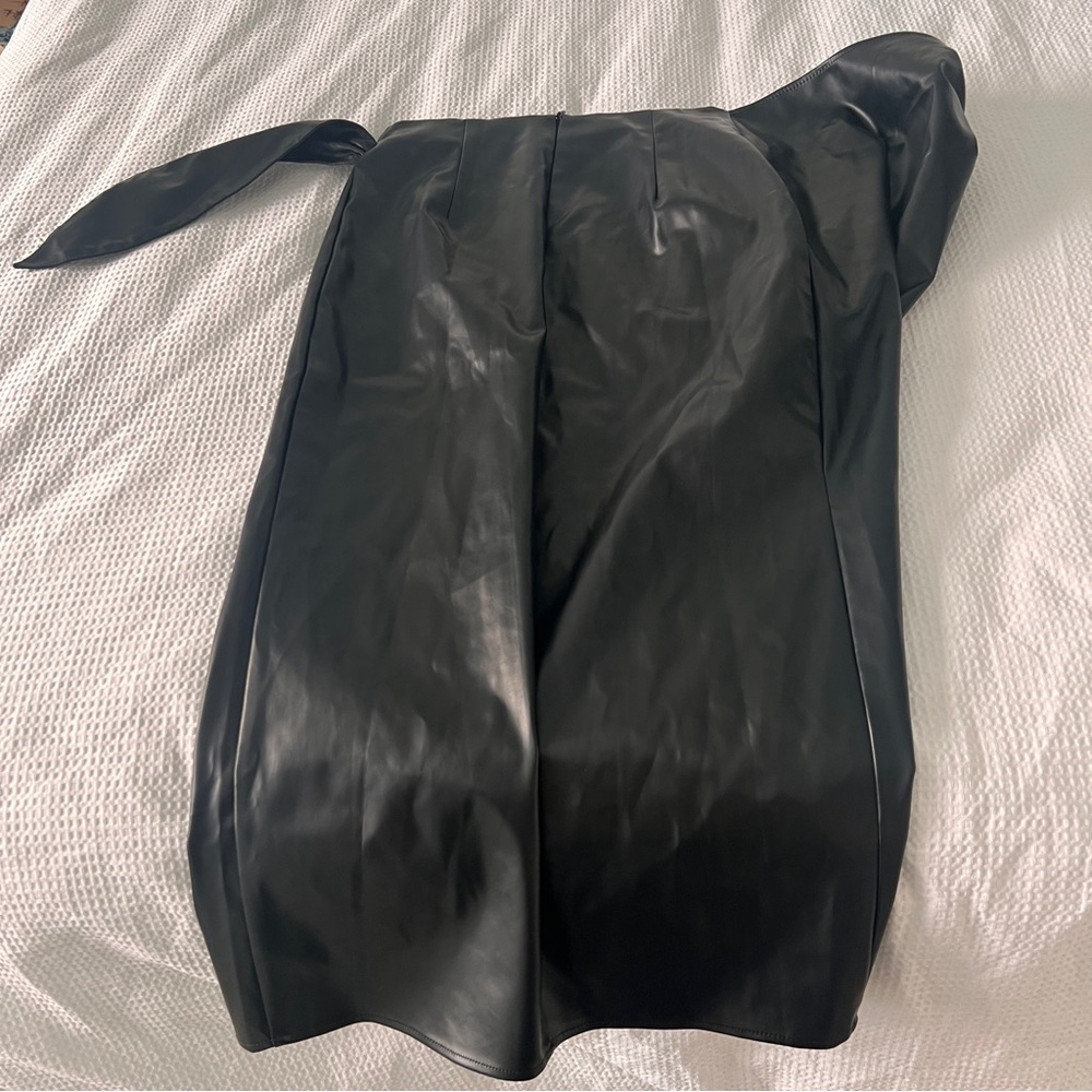 Cider - Faux Leather Long Skirt